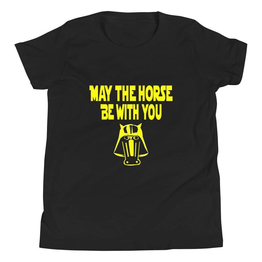 May the horse be with you star wars darth vader Short-Sleeve